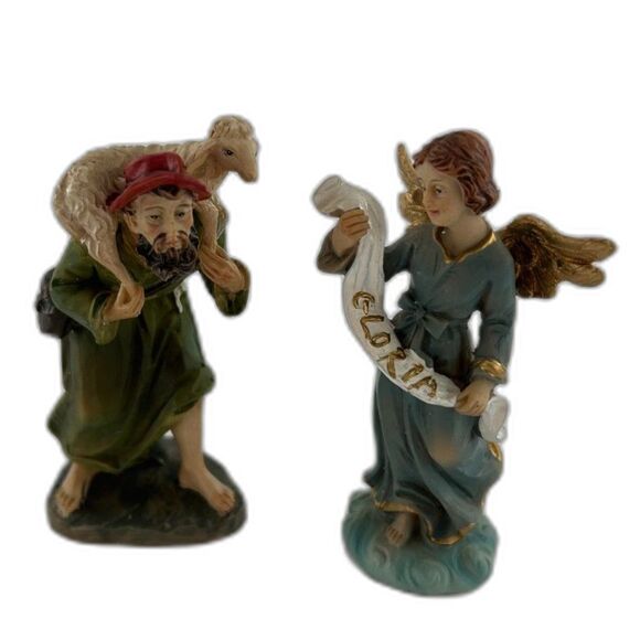 Robert Stanley Promise Of Christmas Creche 11 Resin Figures Orig Box Circa 2015 - Picture 9 of 13
